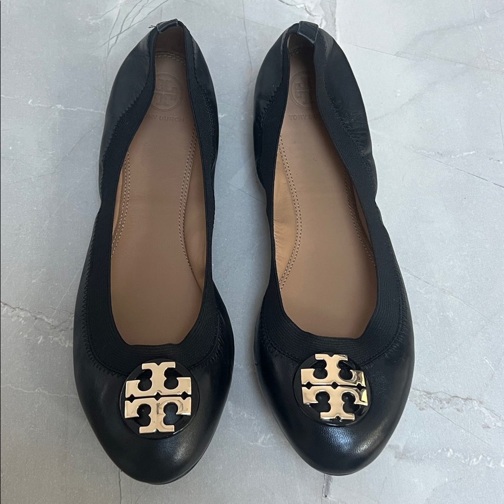 Tory Burch Claire elastic ballet flats